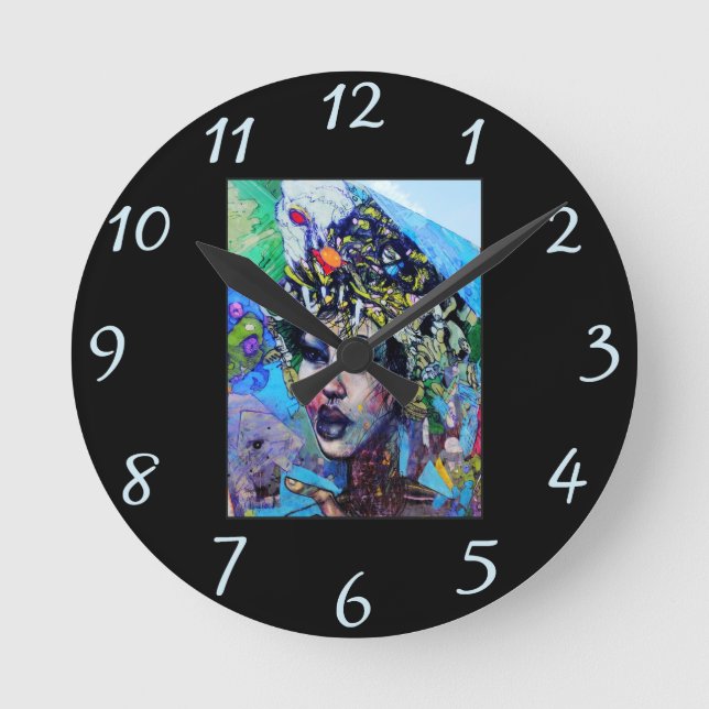 Relógio de Parede de Arte LA (Frente)