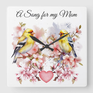 Relógio de Parede de Ave