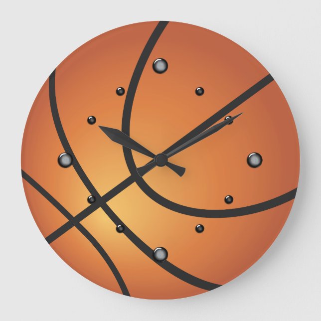 Relógio de Parede de Basquete (Frente)