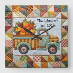 Relógio de Parede de Caminhão de Colheita de Queda