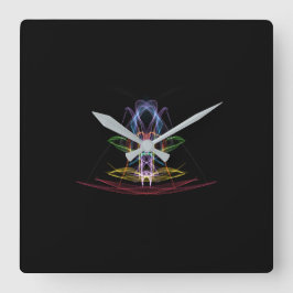 Relógio de Parede de Design Abstrato Colorido