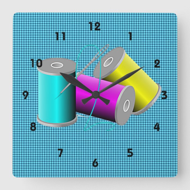 Relógio de Parede de Design de costura/caimento (Frente)