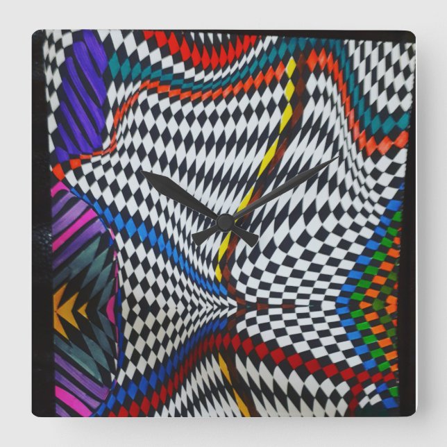 Relógio de Parede de Ilusões Ópticas (Frente)