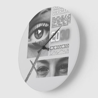Relógio de Parede de Madeira Minimalista – 25cm