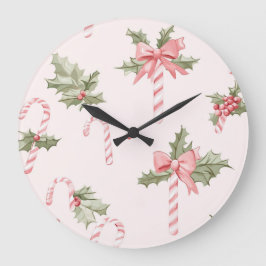Relógio de Parede de Natal Elegante – Tempo de Inv