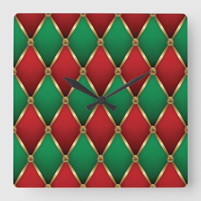 Relógio de Parede de Natal Elegante – Tempo de Inv (Frente)