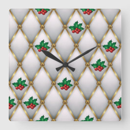 Relógio de Parede de Natal Elegante – Tempo de Inv