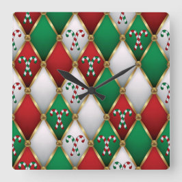 Relógio de Parede de Natal Elegante – Tempo de Inv