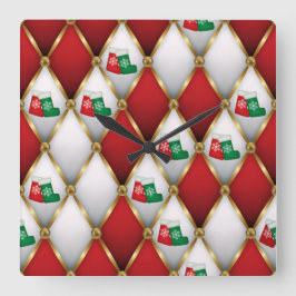 Relógio de Parede de Natal Elegante – Tempo de Inv