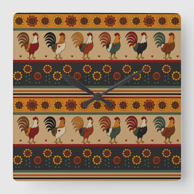 Relógio de Parede de Países Personalizados (Frente)