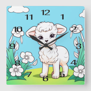 Relógio de Parede de Pato Azul