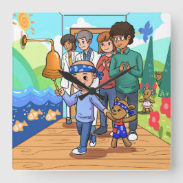 Relógio de Parede de Sobrevivência Sem cancer