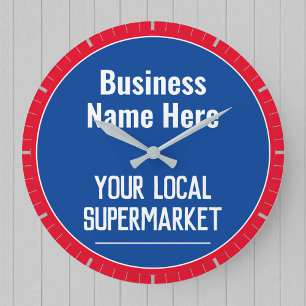 Relógio de Parede de Supermercado Local
