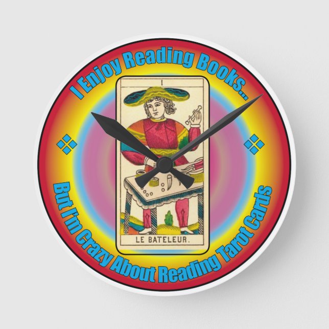 Relógio de Parede de Tarot Lover (Frente)