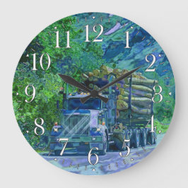 Relógio de Parede de Transporte de Caminhão