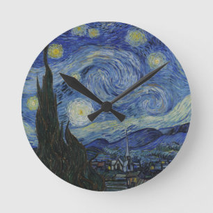 Relógio de Parede de Van Gogh Starry Night