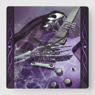 Relógio de Parede de Violão de Grim Reaper