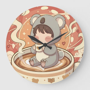 Relógio de Parede Decorativo Aventura Kawaii Chibi
