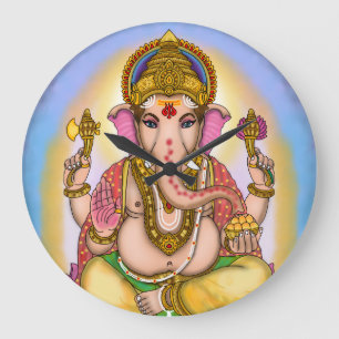 Relógio de Parede Decorativo Senhor Ganesha