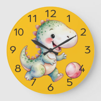 Relógio de Parede Dino-T-Rex Cute