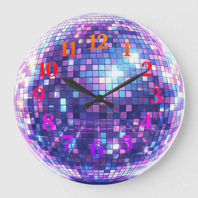 Relógio de Parede Disco Ball | Personalizável  (Frente)
