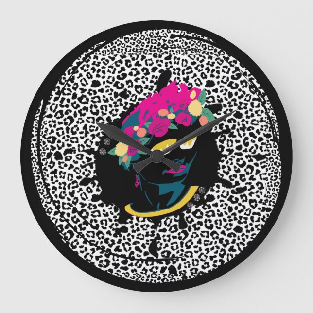 Relógio de Parede do acrílico da FRIDA (Frente)