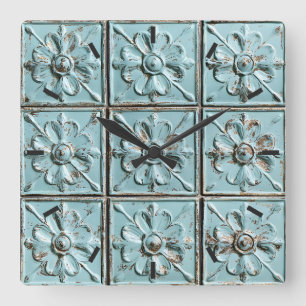 Relógio de Parede do Azulejo de teto antigo