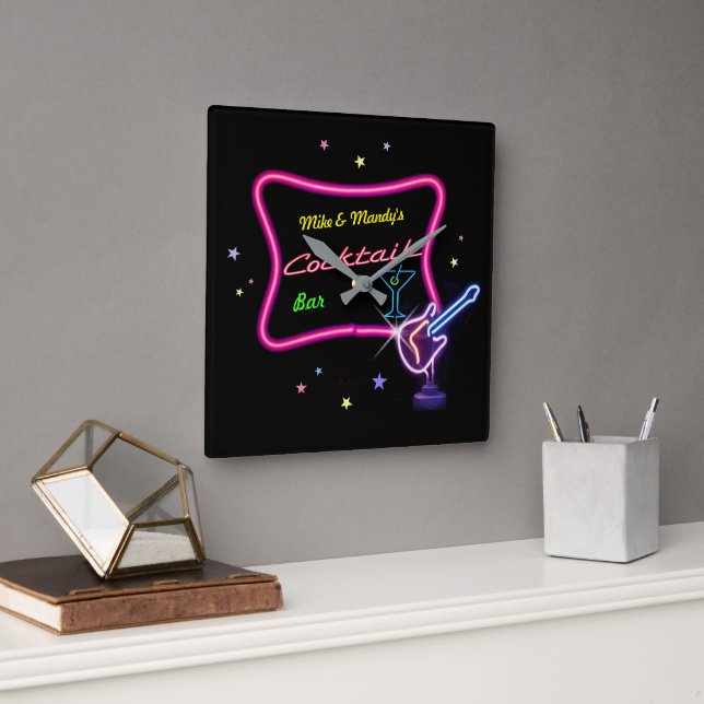 Relógio de parede do Bar coquetel (Escritório)