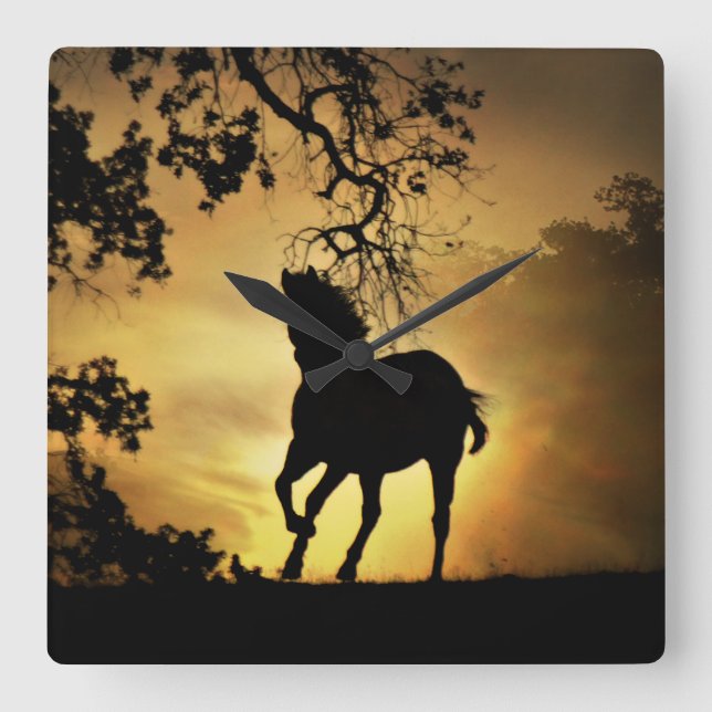 Relógio de Parede do Cavalo (Frente)