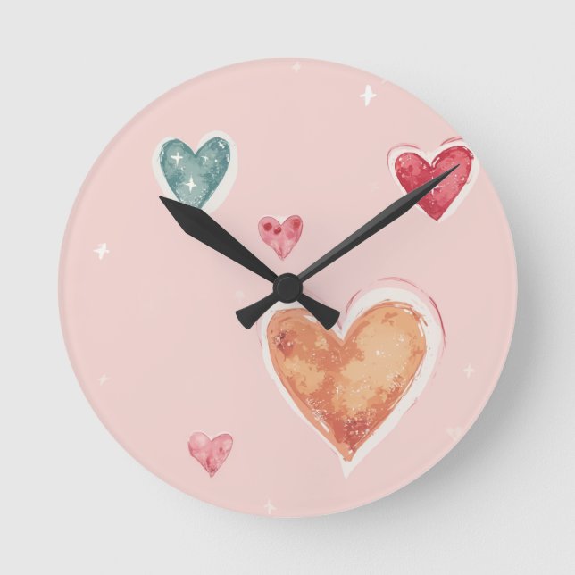 Relógio de Parede do Coração (Frente)