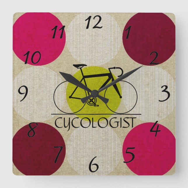 Relógio de Parede do Cycologista (Frente)