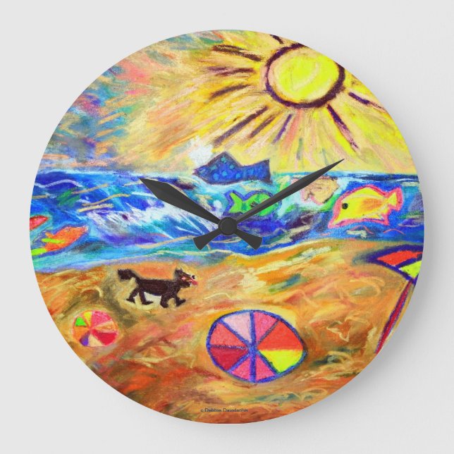 RELÓGIO DE PAREDE DO DESIGNER - OCEANVIEW - PRESEN (Frente)