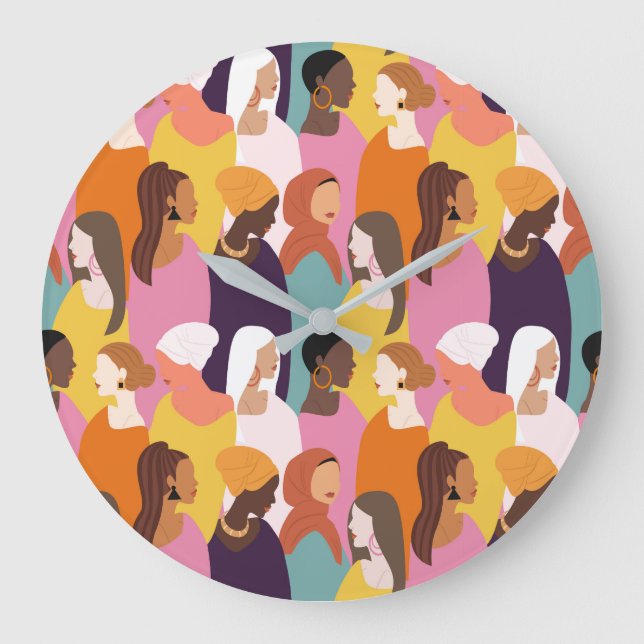 Relógio de Parede do dia de as mães (Frente)