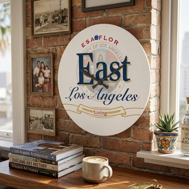 Relógio de parede do East Los Angeles (East Los Angeles Wall clock)