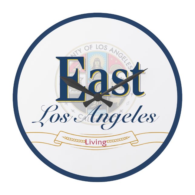 Relógio de parede do East Los Angeles (East Los Angeles Wall clock)