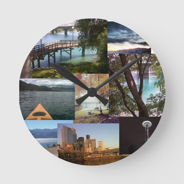 Relógio de Parede do Estado de Washington (Frente)