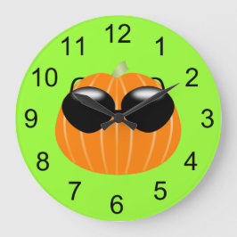 Relógio de Parede do Halloween de Bompkin Bonito