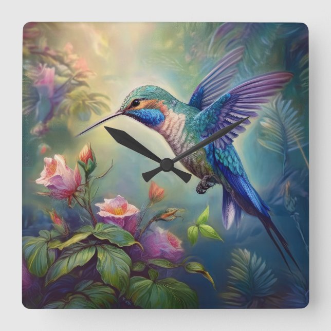 Relógio de Parede do Hummingbird (Frente)