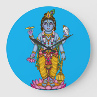 Relógio de Parede do Menino Vishnu