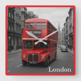 Relógio de Parede do Ônibus de Londres
