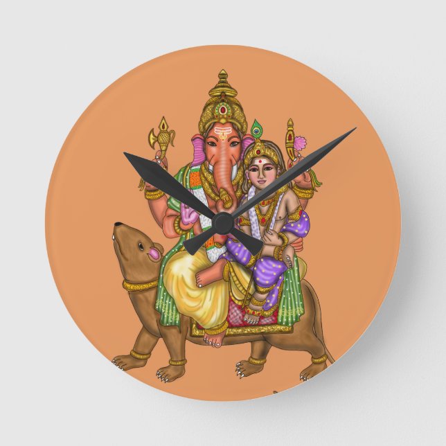 Relógio de Parede do Senhor Ganesha (Frente)