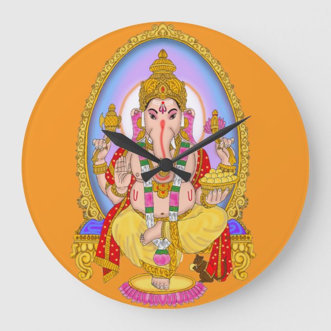 Relógio de Parede do Senhor Ganesha (Frente)