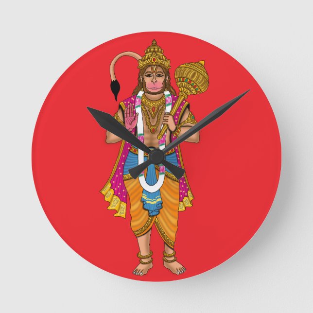 Relógio de Parede do Senhor Hanuman (Frente)