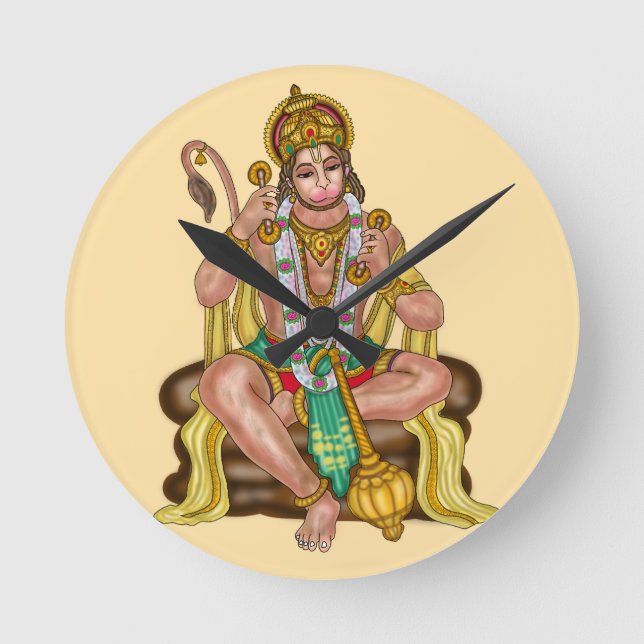 Relógio de Parede do Senhor Hanuman (Frente)