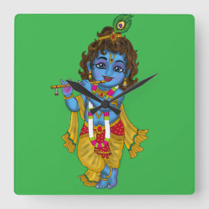 Relógio de Parede do Senhor Krishna