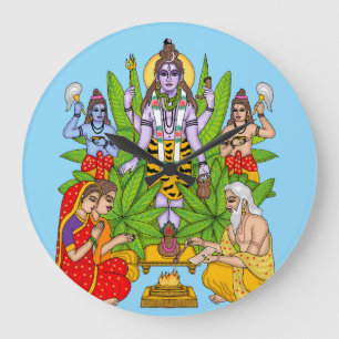 Relógio de Parede do Senhor Shiva