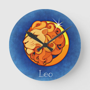 Relógio de Parede do Signo de Leão