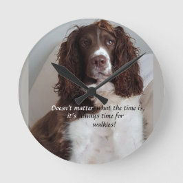 Relógio de parede do Springer Spaniel
