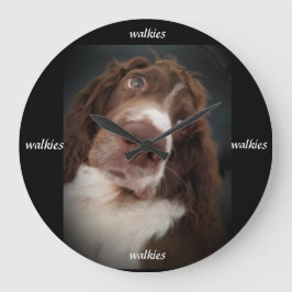 Relógio de parede do Springer Spaniel