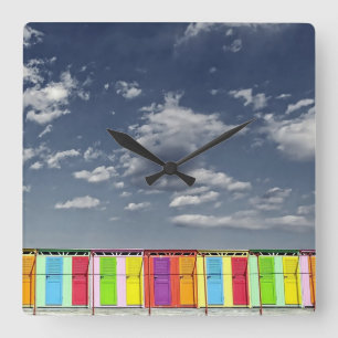 Relógio de Parede dos Banhos Coloridos